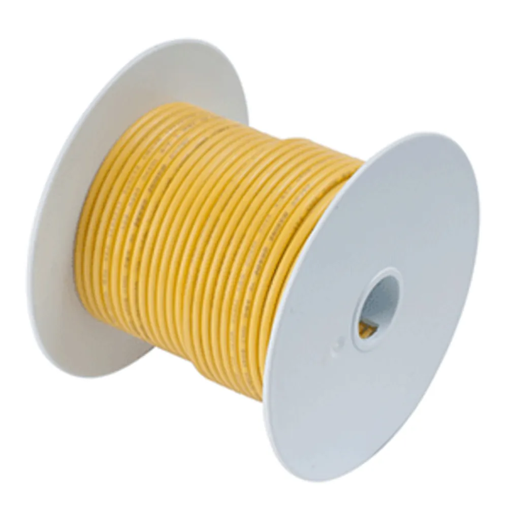 Ancor 111905 Yellow 8 Awg Tinned Copper Wire - 50'