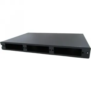 C2g RM1ECO11IN 1u Fiber Enclosure - 11-inch Deep - Black