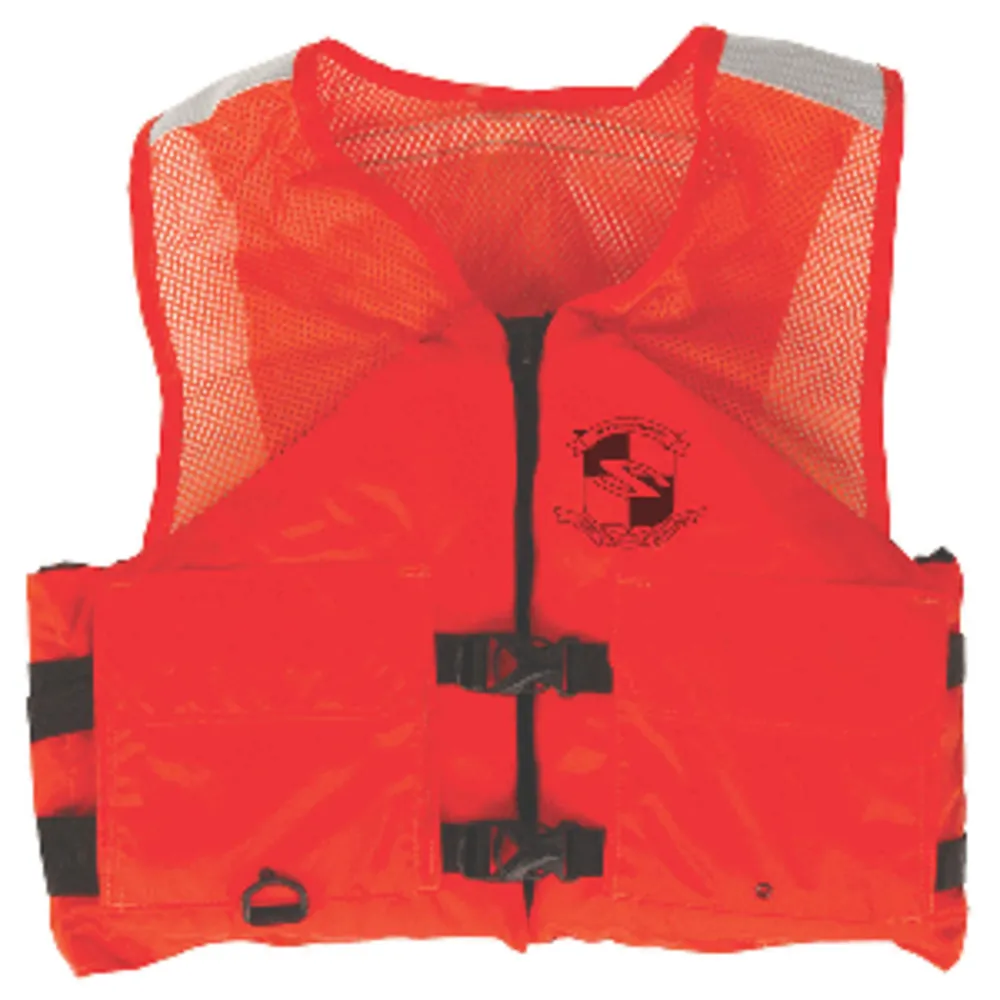 Stearns 2000011414 Work Zone Geartrade; Life Vest - Orange - Xxx-large