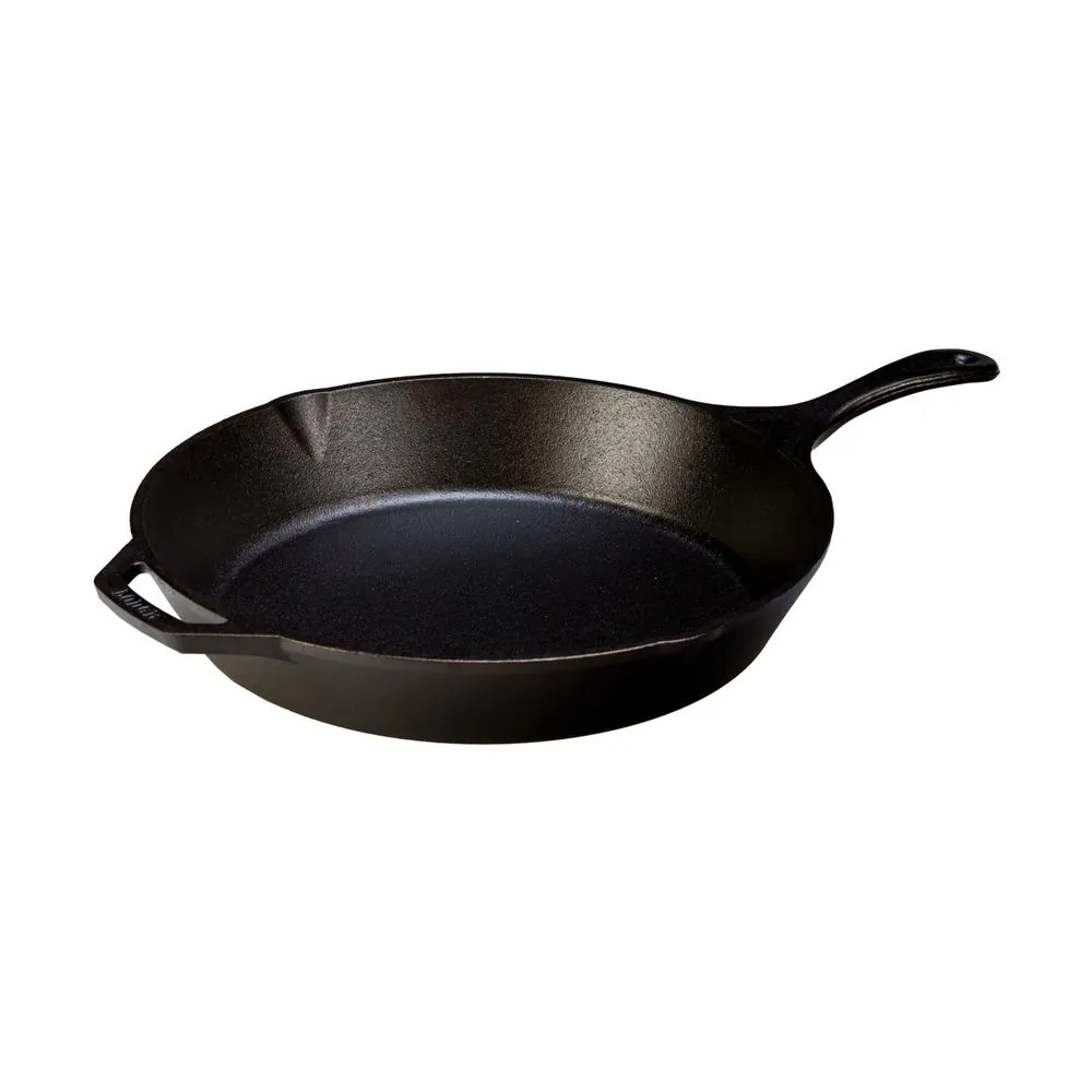 Lodge L12SK3 Lodge's 13.25 Inch Seasoned Cast Iron Skillet With Assist