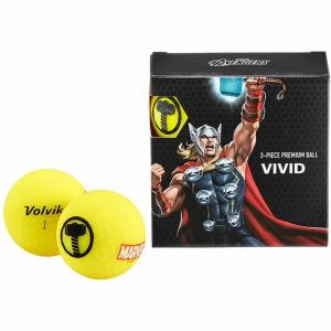 Volvik 6212 The  Vivid Marvel Golf Balls Feature Iconic Imagery From O