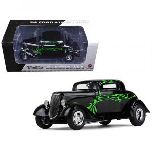 First 40-0382 Brand New 1:25 Scale Diecast Model Car Of 1934 Ford Coup