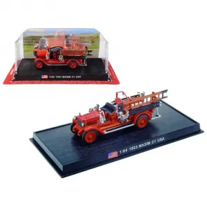 Amercom ACSF58 1:64 Scale Diecast 1923 Maxim C1 Fire Engine Model