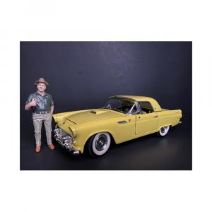 American 38316 Weekend Car Show Figurine Viii - 124 Scale Model