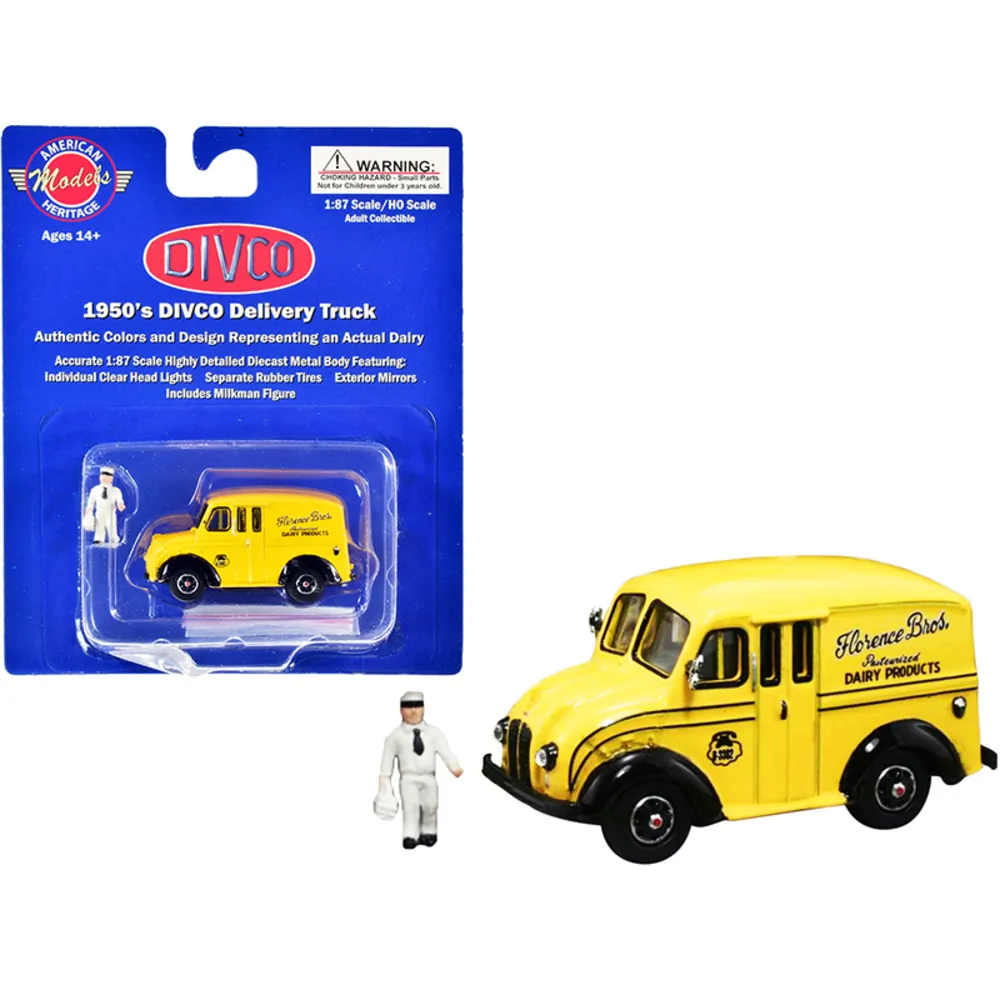 American AHM87-004 Brand New 187 (ho) Scale Diecast Model Of 1950's Di