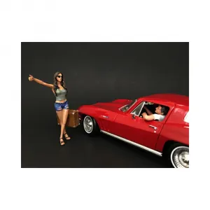 American 23896G Brand New 118 Scale Of Hitchhiker 2 Piece Figure Set F