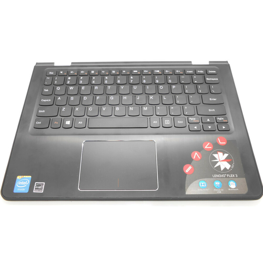 Lenovo 5CB0J34044 Palmrest With Keyboard And Touchpad For Flex 3-1480 