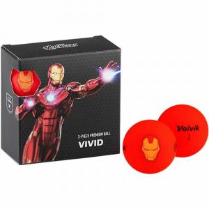 Volvik 6208 The  Vivid Marvel Golf Balls Feature Iconic Imagery From O