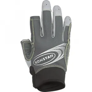 Ronstan RF4881XXL Sticky Race Glove - 3-finger - Grey - Xxlfeatures:sy