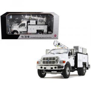 First 10-4107 Brand New 1:34 Scale Diecast Model Car Of Ford F-650 Wit