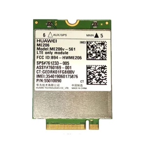 Hp Hewlett Packard HP 761233-005 4G LTE Wireless Card - M.2