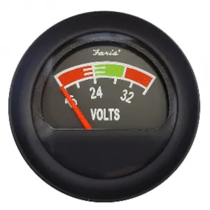 Faria VP0142 2 Voltmeter (16-36v)a Voltmeter Indicates The Battery Vol