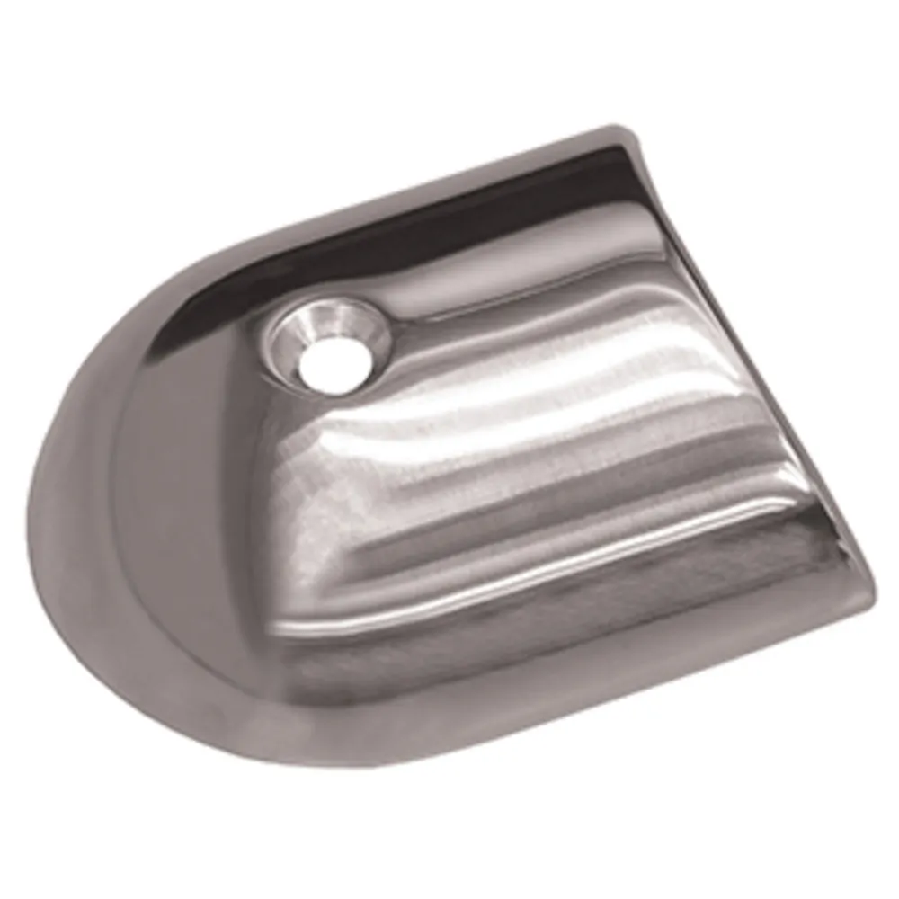 Taco F16-0091 Polished Stainless Steel 2-1964rsquo;rsquo; Rub Rail End