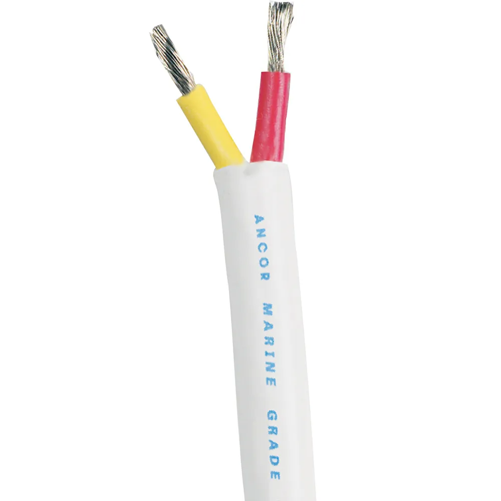 Ancor 126350 Safety Duplex Cable - 122 Awg - Redyellow - Round - 500'