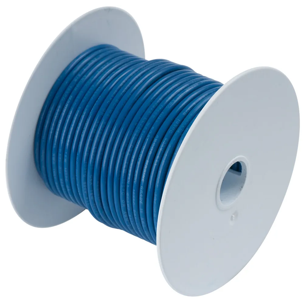 Ancor 108125 Dark Blue 10 Awg Tinned Copper Wire - 250'