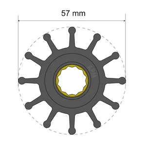 06-01-014 | Albin Pump Marine Premium 12-Blade Impeller Kit