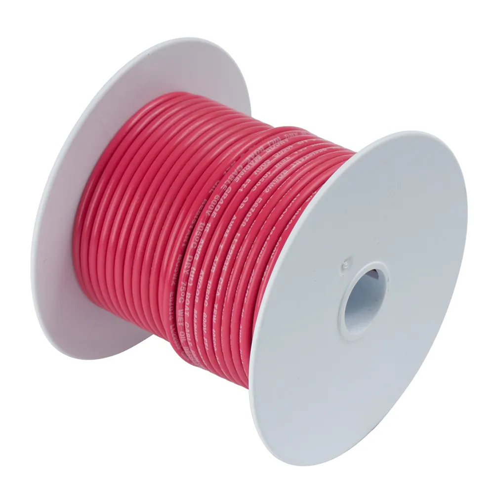 Ancor 114525 Red 2 Awg Tinned Copper Battery Cable - 250'