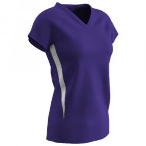 Champro VJ13APUW2X The  Spike Ladies Volleyball Jersey Is A 100 Percen