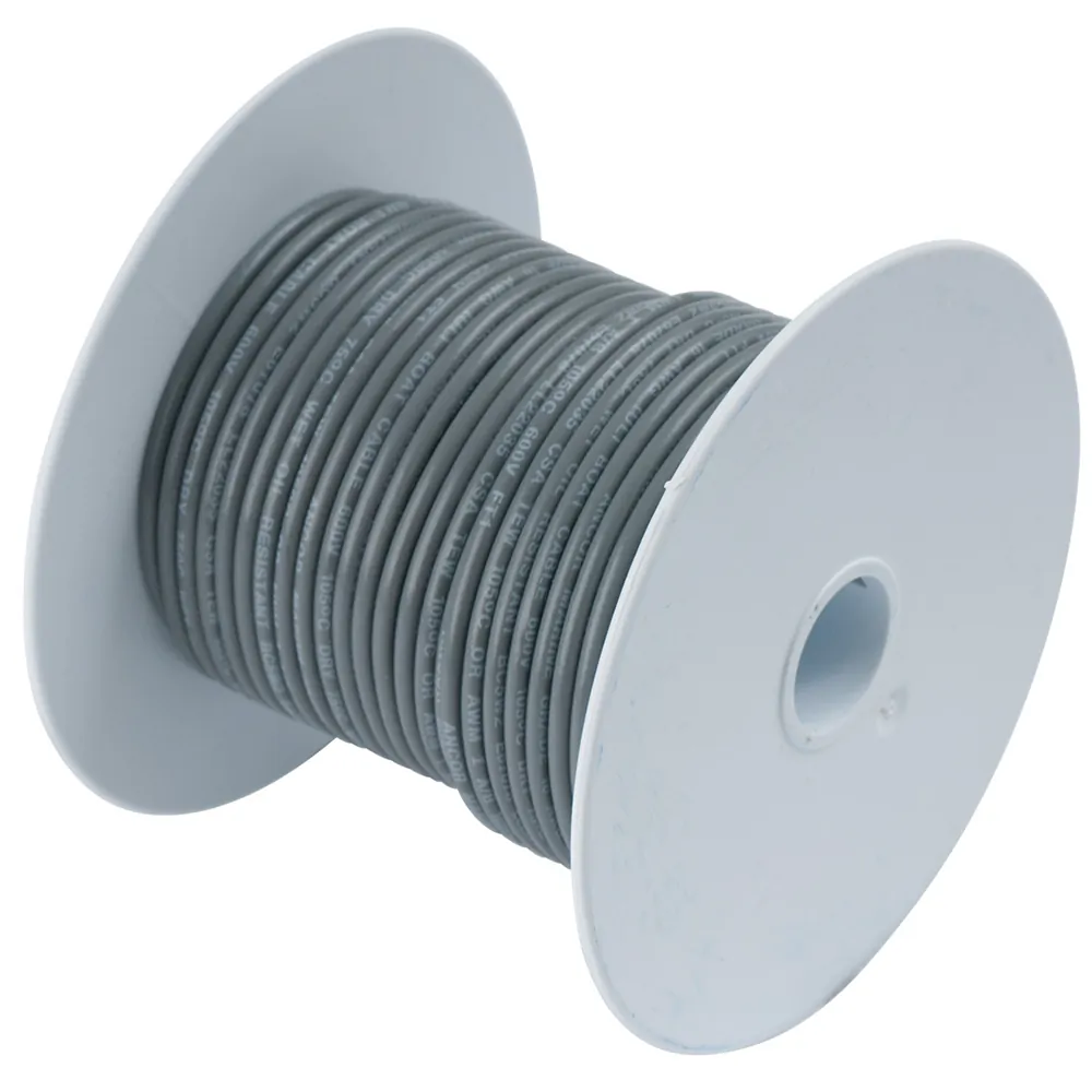 Ancor 104410 14 Awg Tinned Copper Wire - 100 Feet - Grey