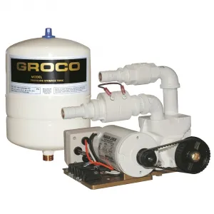 Groco PJR-A 12V Paragon Junior 12v Water Pressure System - 1 Gal, 7 Gp