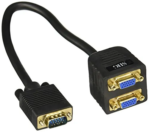 Siig CB-VG0U11-S1 Cable Cb-vg0u11-s1 1feet Vga To 2xvga Splitter Cable