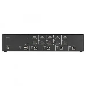 Black SS4P-DH-DP-U 4-port Dual-head Displayport Kvm Switch - 4k Compat