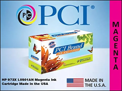 Pci L0S01AN-PCI Remanufactured Hp 972x Magenta Ink Cartridge