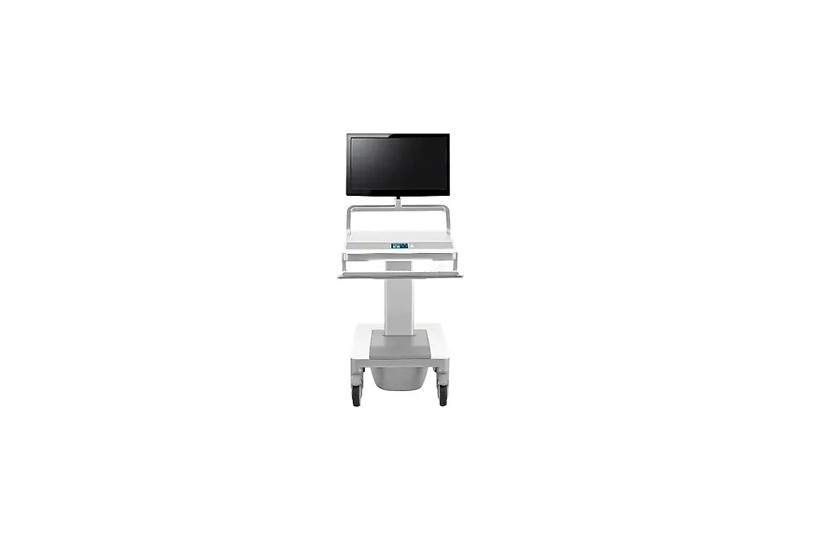 Humanscale T74NNLP2P T7pc Powered Height Adjustable Medical Cart Alumi