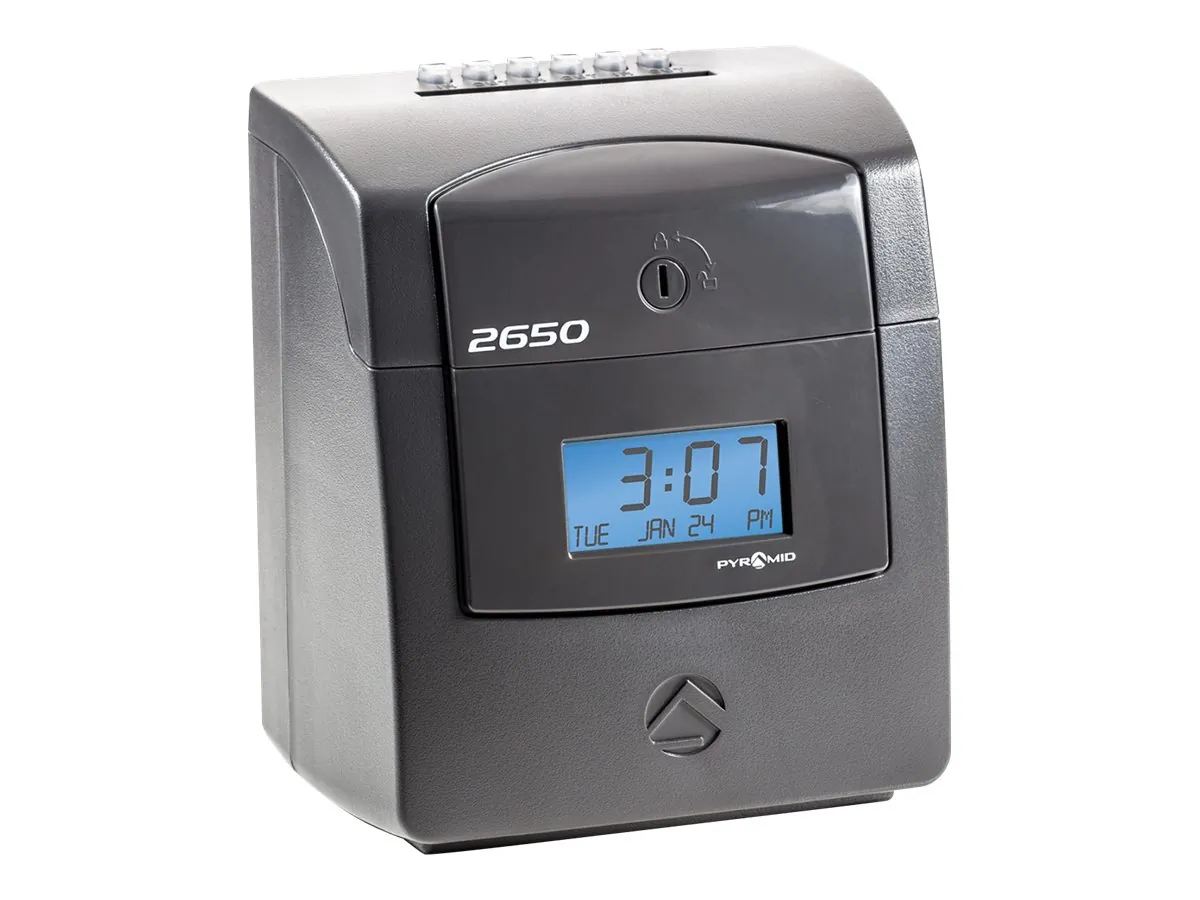 Pyramid PTI2650 Pyramid 2650pro Top Load Auto-aligning Time Clock