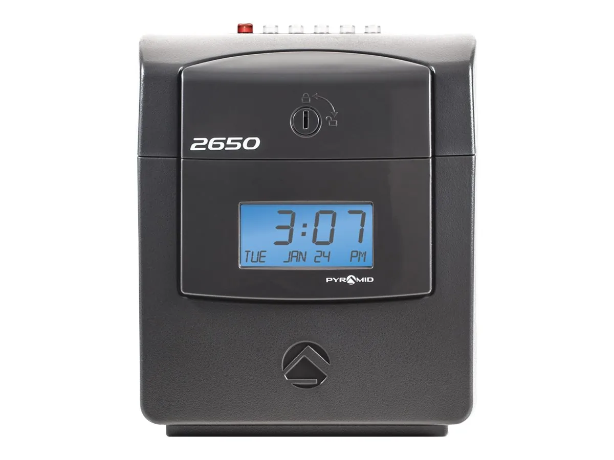 Pyramid PTI2650 Pyramid 2650pro Top Load Auto-aligning Time Clock