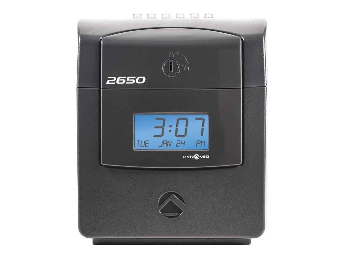 Pyramid PTI2650 Pyramid 2650pro Top Load Auto-aligning Time Clock