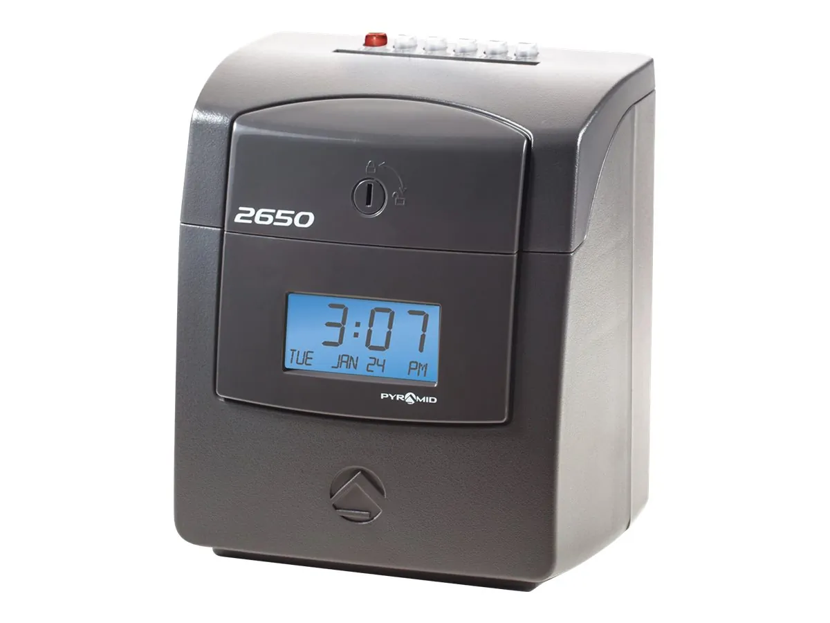 Pyramid PTI2650 Pyramid 2650pro Top Load Auto-aligning Time Clock