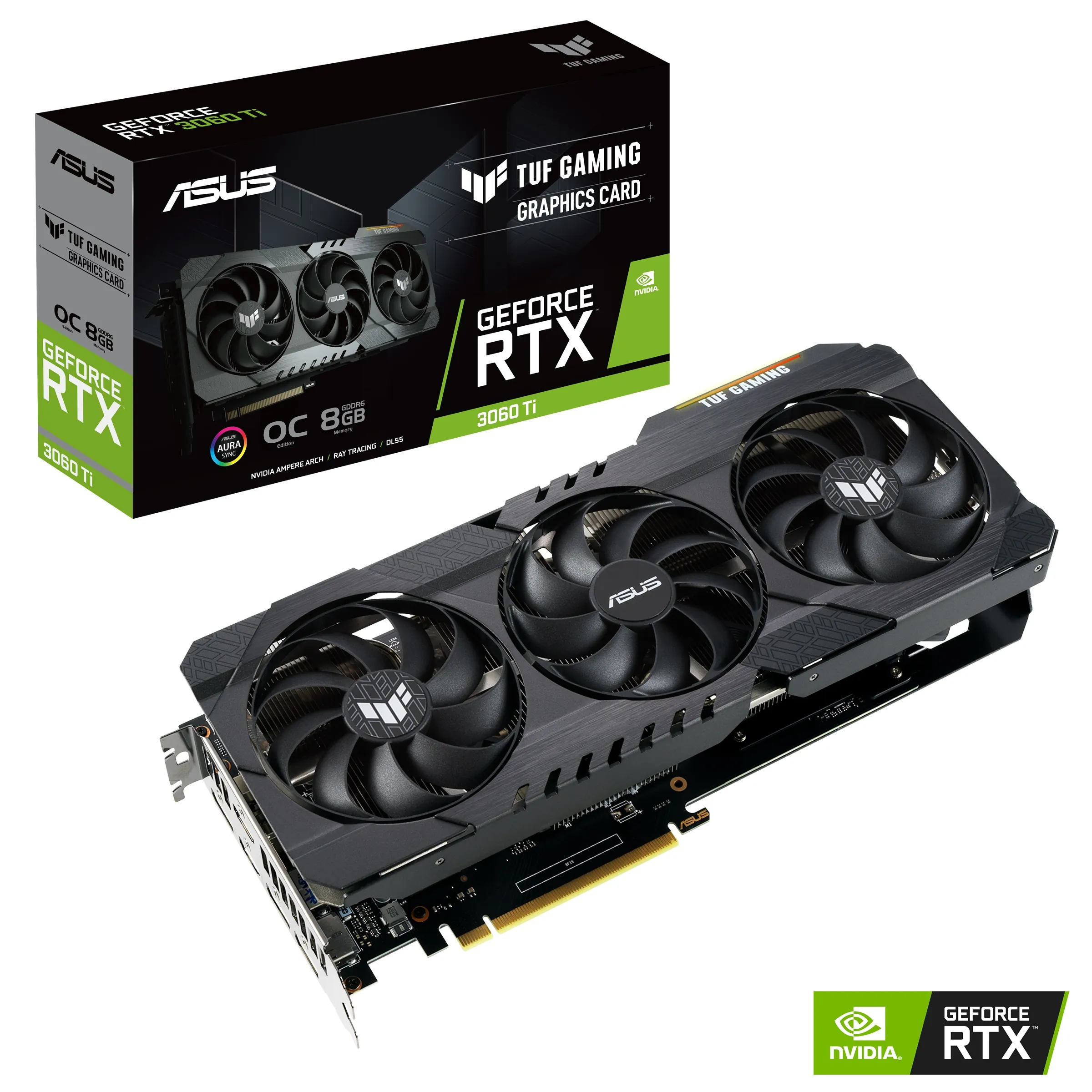 Asus TUFRTX3060TIO8GGAMIN 8gb  Tuf Gaming Geforce Rtx 3060 Ti Oc Editi