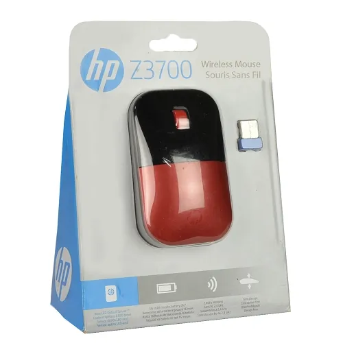 Hp V0L82AA Hp Z3700 2.4ghz Wireless 3-button Optical Scroll Mouse Wusb