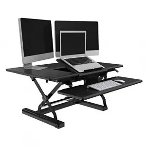 V7 DT3SSB Sit Stand 36in Desk Workstation