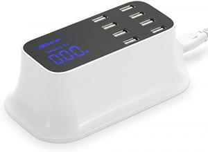 4xem 4XSMARTPWR8 8 Port Smart Power Usb Home