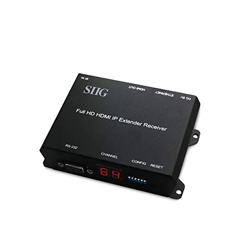 Siig CE-H26511-S1 Hdmi Extender Over Ip With Poe, Rs-232  Ir Receiver