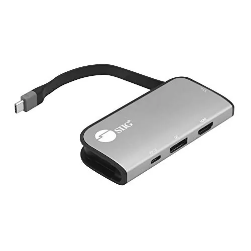 Siig CB-TC0G11-S1 Usb-c Multi-video Mst Hub With Power Delivery 3.0