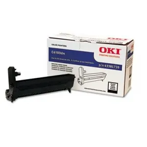 Okidata 43381720 Oki Black Image Drum For C6100 Series Printers - 2000