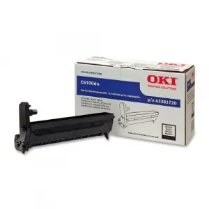 Okidata 43381720 Oki Black Image Drum For C6100 Series Printers - 2000