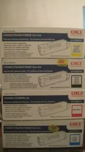 Original Okidata 1107177 Oki Black Toner For C5800ldn, C5650n, C5650dn