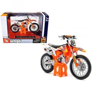 Bburago 51081 Brand New 118 Scale Diecast Motorcycle Model Of Ktm 450 