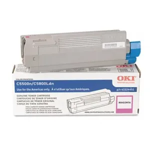 Original Okidata 43324402 Oki Magenta Toner For C5800ldn, C5650n, C565