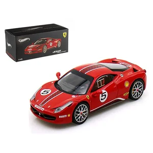 X5504 | Hot Wheels Ferrari 458 Italia Challenge #5 Red