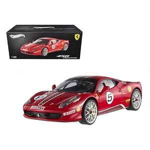 X5486 | Hot Wheels Ferrari 458 Italia Challenge Red #5