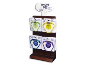 Bulk HA587 Colorful Woven Zodiac Bracelets In Countertop Display