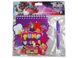 Bulk GW859 Trolls World Tour Notebook  Pen Set