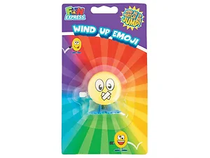 Bulk Buys Wind Up Jumping Emoji Toys for Kids and Pets