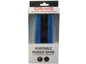 Bulk EN844 Craig 6600 Mah Dual Usb Portable Power Bank