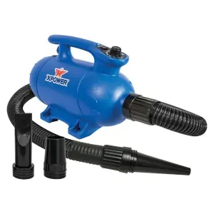 Xpower B-24 3hp Dog Hair Dryr Blu